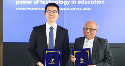 VILLA COLLEGE SIGNS MOU WITH HUAWEI ICT ACADEMY