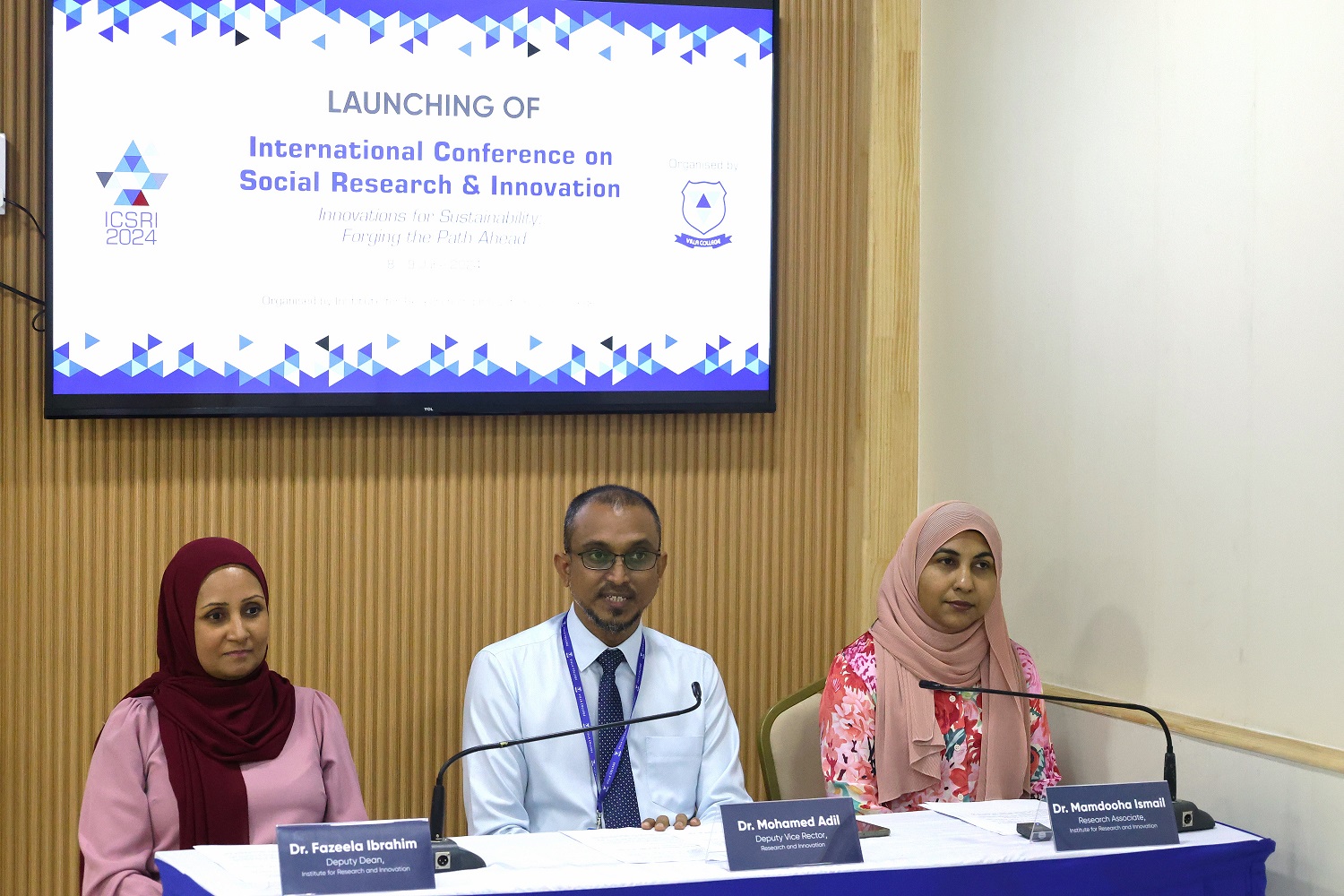 THE INSTITUTE FOR RESEARCH AND INNOVATION OF VILLA COLLEGE ANNOUNCES THE 8TH INTERNATIONAL CONFERENCE ON SOCIAL RESEARCH AND INNOVATION (ICSRI 2024)